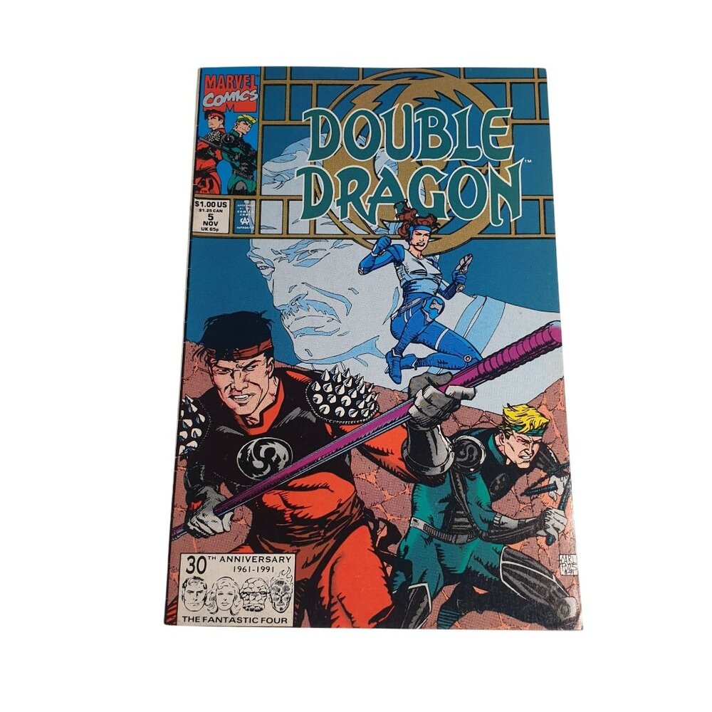 Double Dragon 5 Marvel Comics Nov 1991 Mini Series Direct